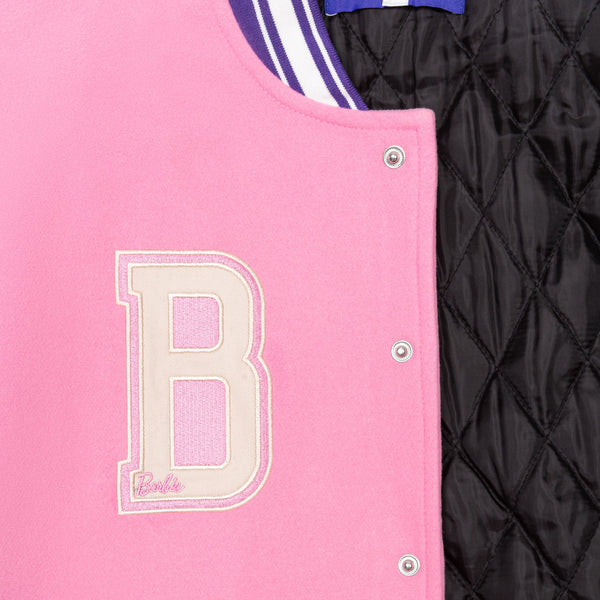 PWHL x Barbie by Peace Collective Adult Letterman Jacket