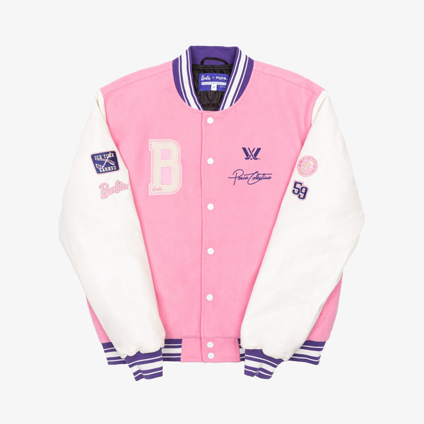 PWHL x Barbie by Peace Collective Adult Letterman Jacket