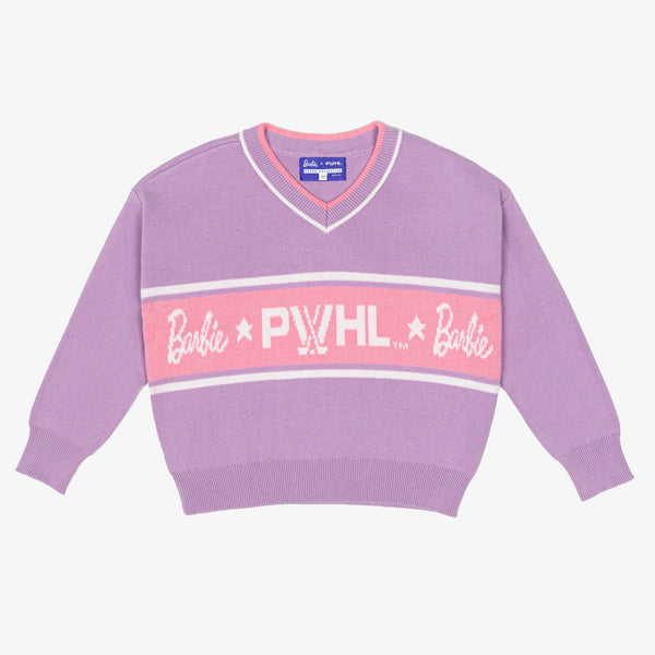 PWHL x Barbie by Peace Collective Women's Oversized V-Neck Sweater