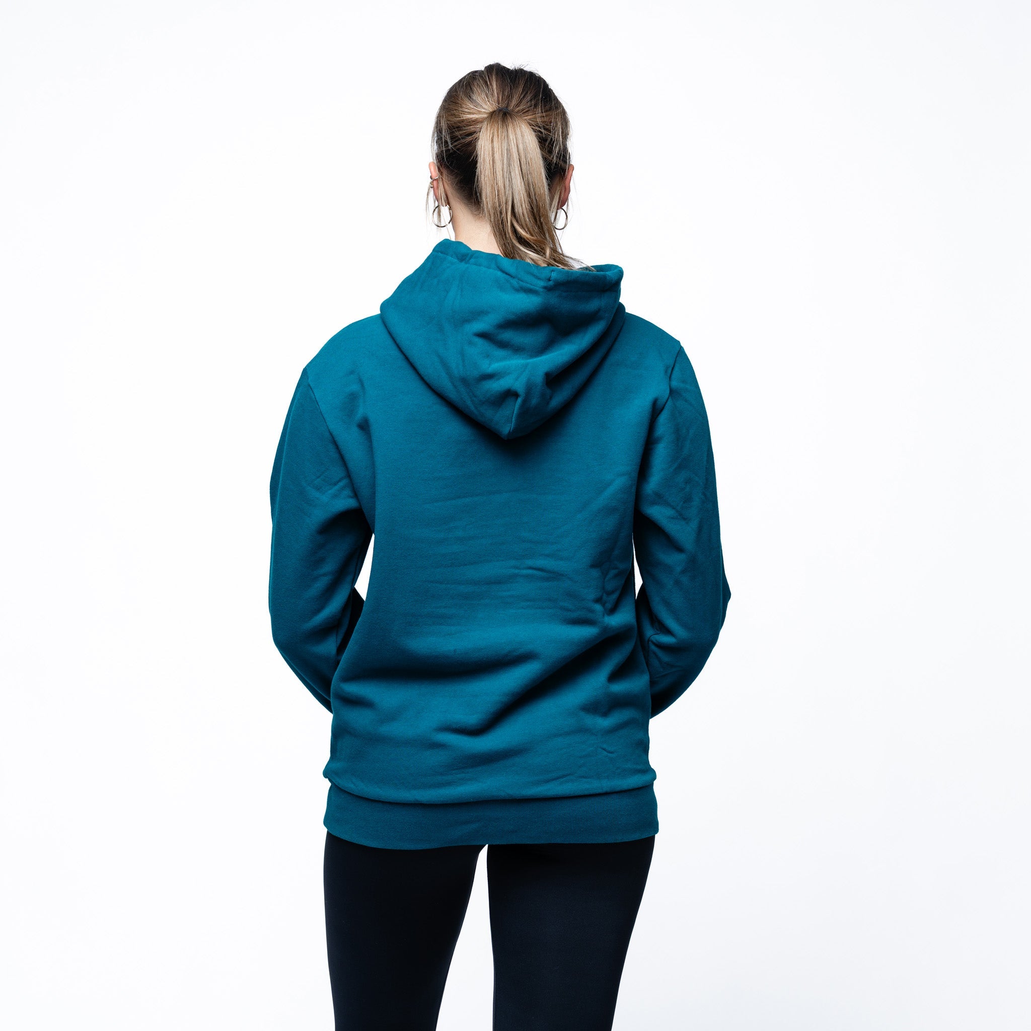 Green Adult Seattle Torrent Royalty Citymark Cloud Hoodie back angle