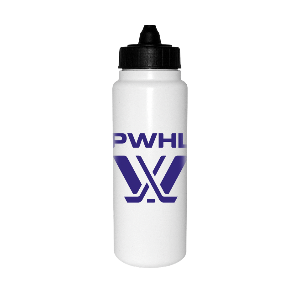 PWHL Tallboy Bottle with Pull Top Lid - Drinkware in White