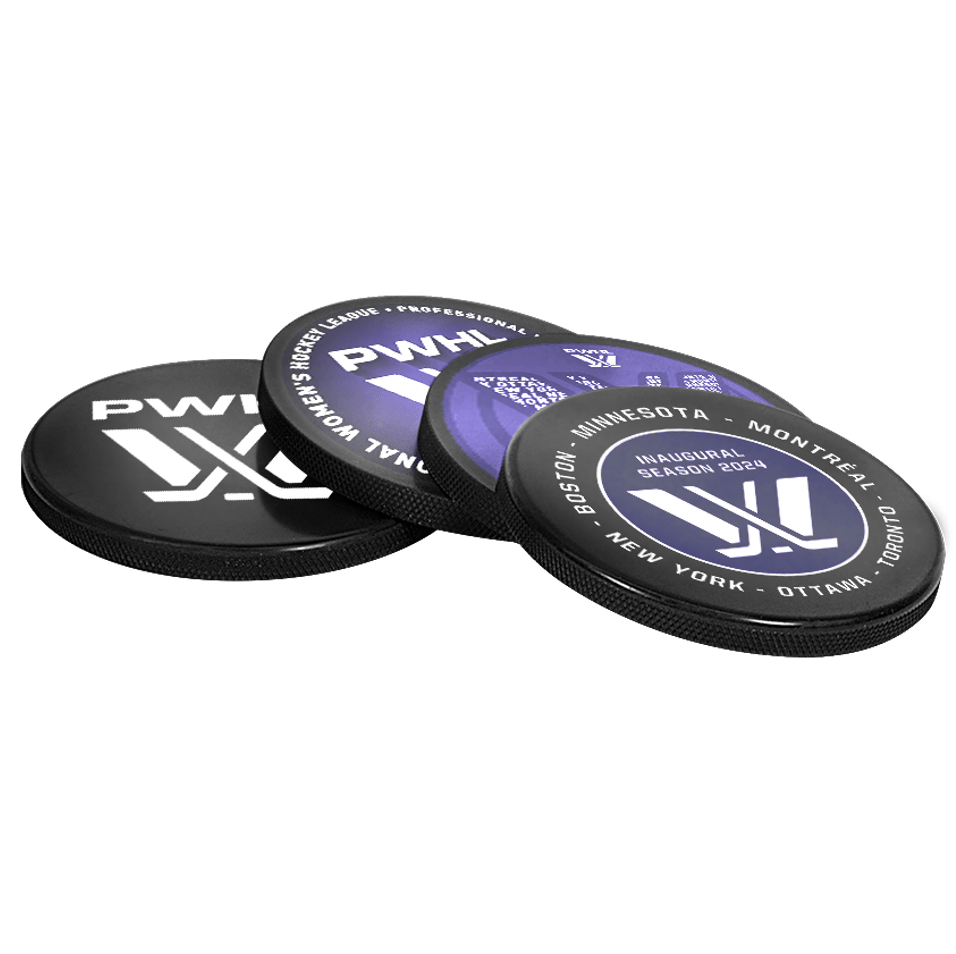 PWHL 4pk Coaster Set - Collectibles in Black