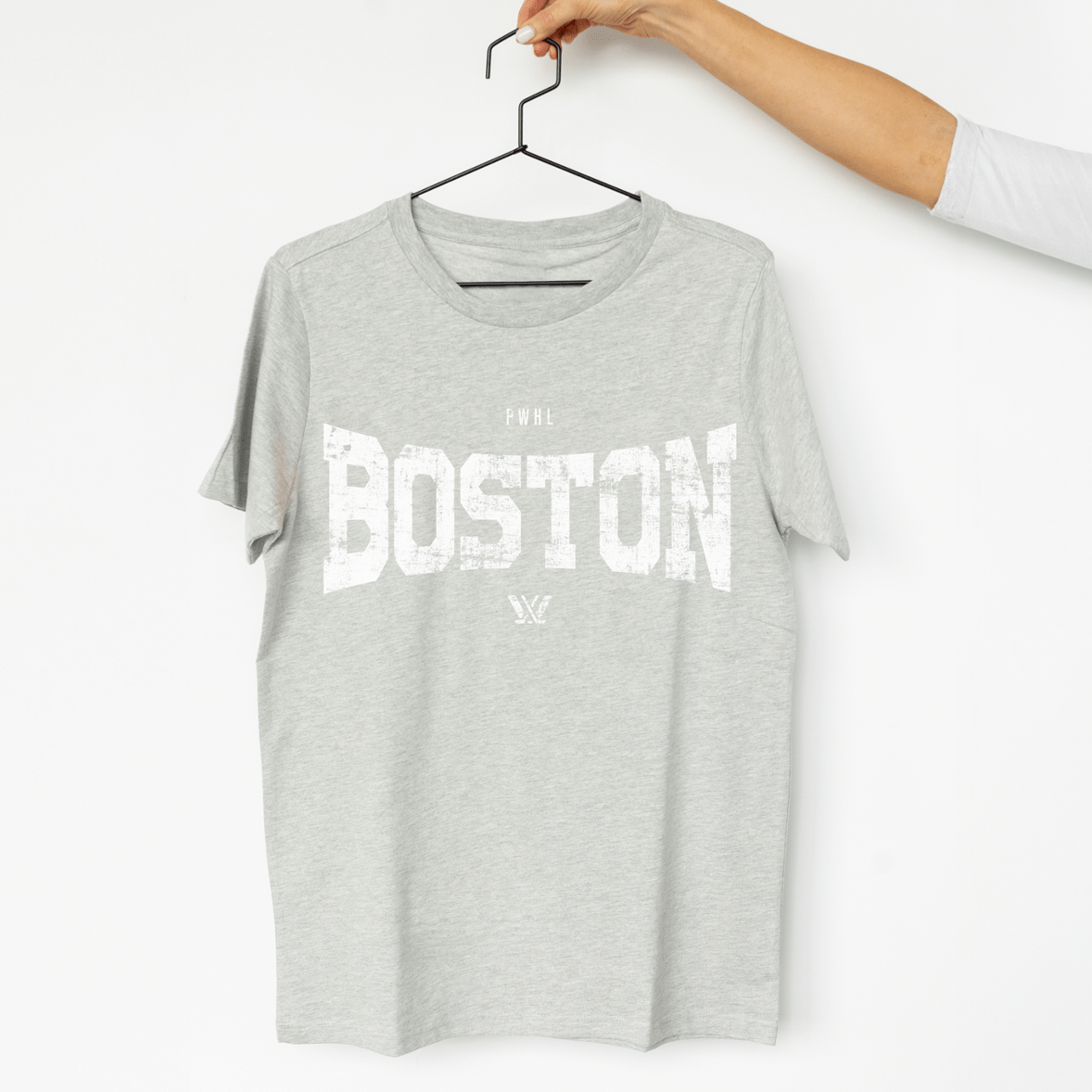 Boston Oversized T-Shirt - T-Shirt in Gray