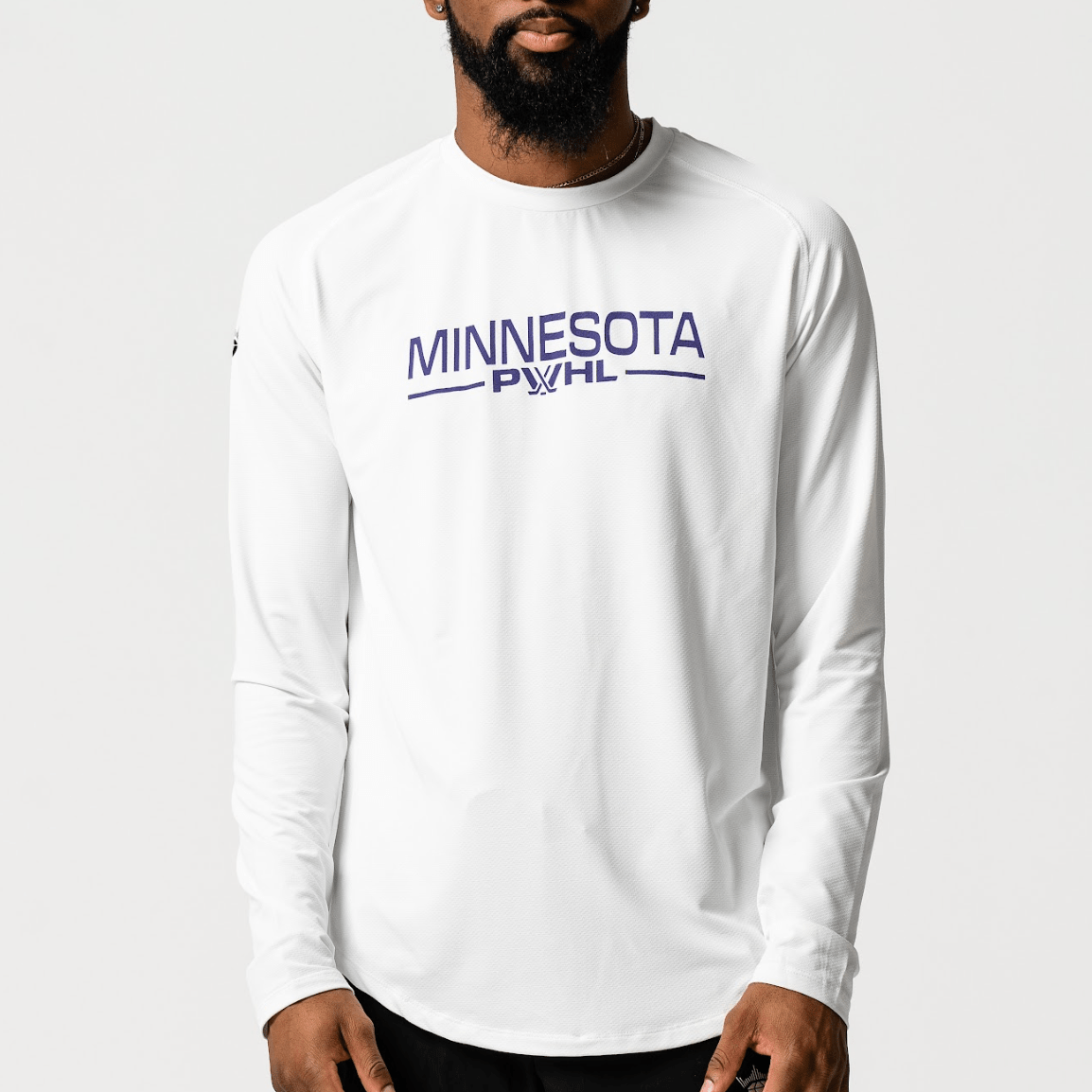 Minnesota Performance Long Sleeve T-Shirt - Long Sleeve T-Shirt in White