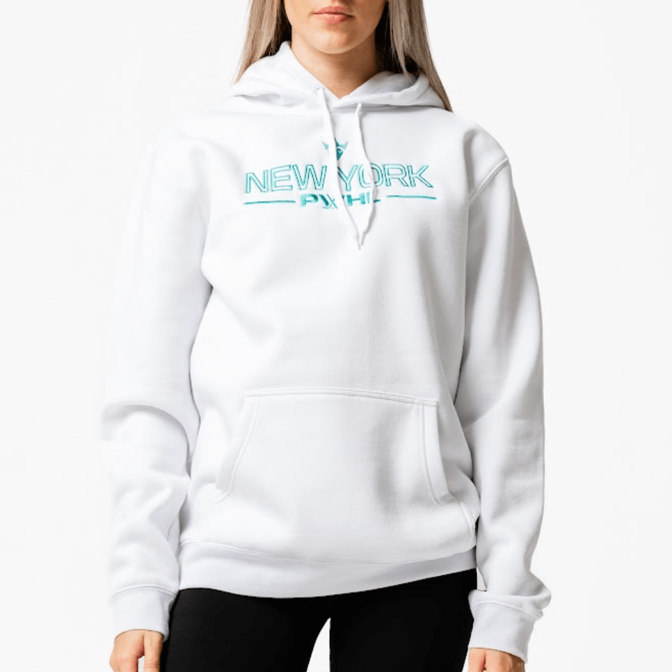 New York Heavy Weight Boxed Jewelry Hoodie - Hoodie in White