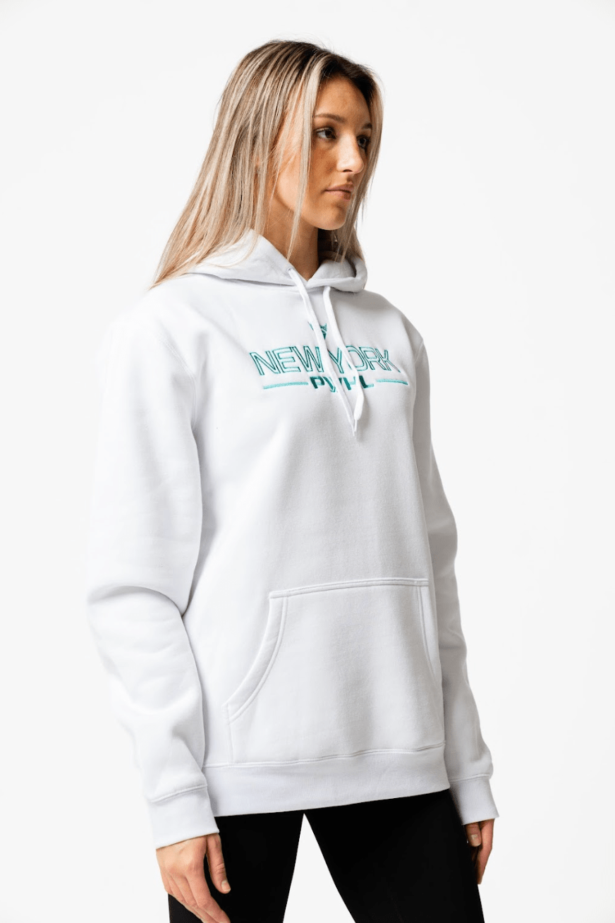 New York Heavy Weight Boxed Jewelry Hoodie - Hoodie in White