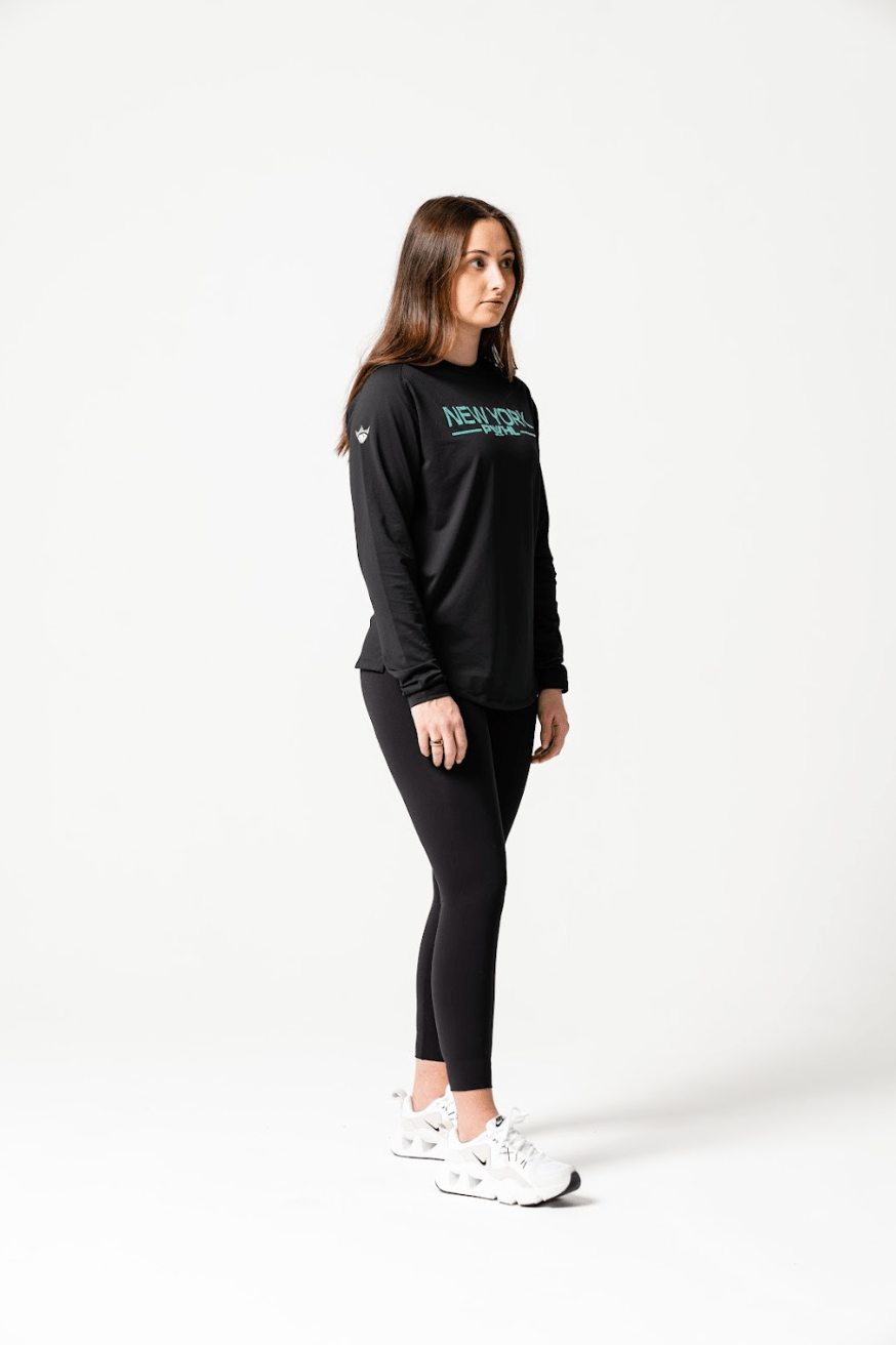 New York Legacy Performance Long Sleeve T-Shirt - Long Sleeve T-Shirt in Black