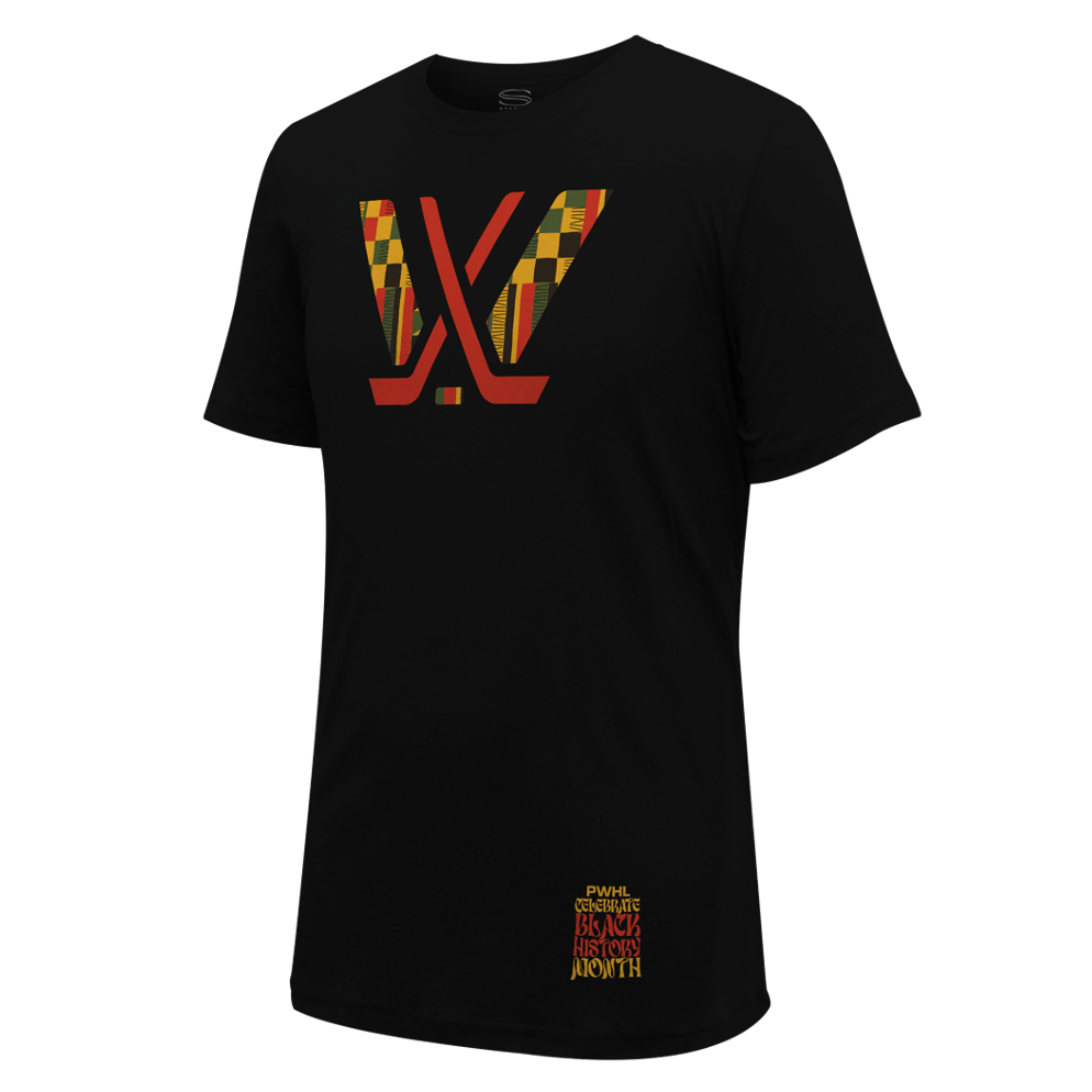 PWHL Black History Month T-Shirt - T-Shirt in Black