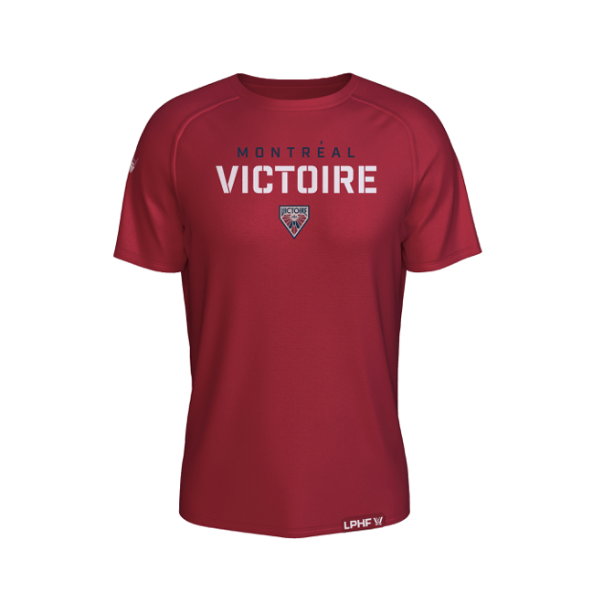 Montreal Victoire Unisex Royalty Elevated T-Shirt - T-Shirt in Maroon