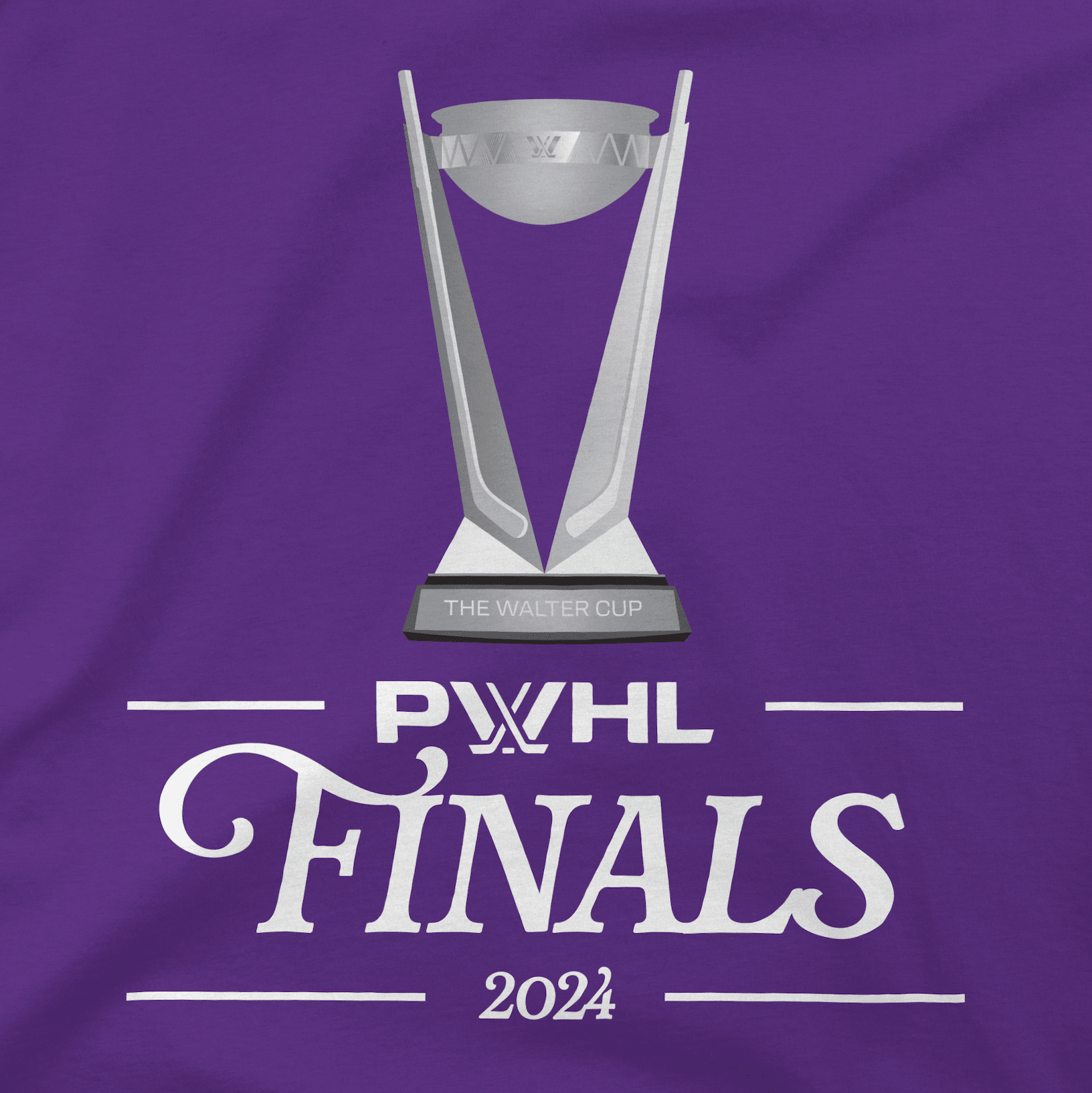 PWHL Youth Stadium Essentials Champions Walter Cup Hoodie - Hoodie in Purple