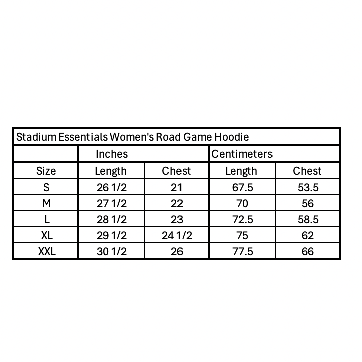 PWHL Women's Stadium Essentials Road Game 2 Embroidered Hoodie - Hoodie in Black