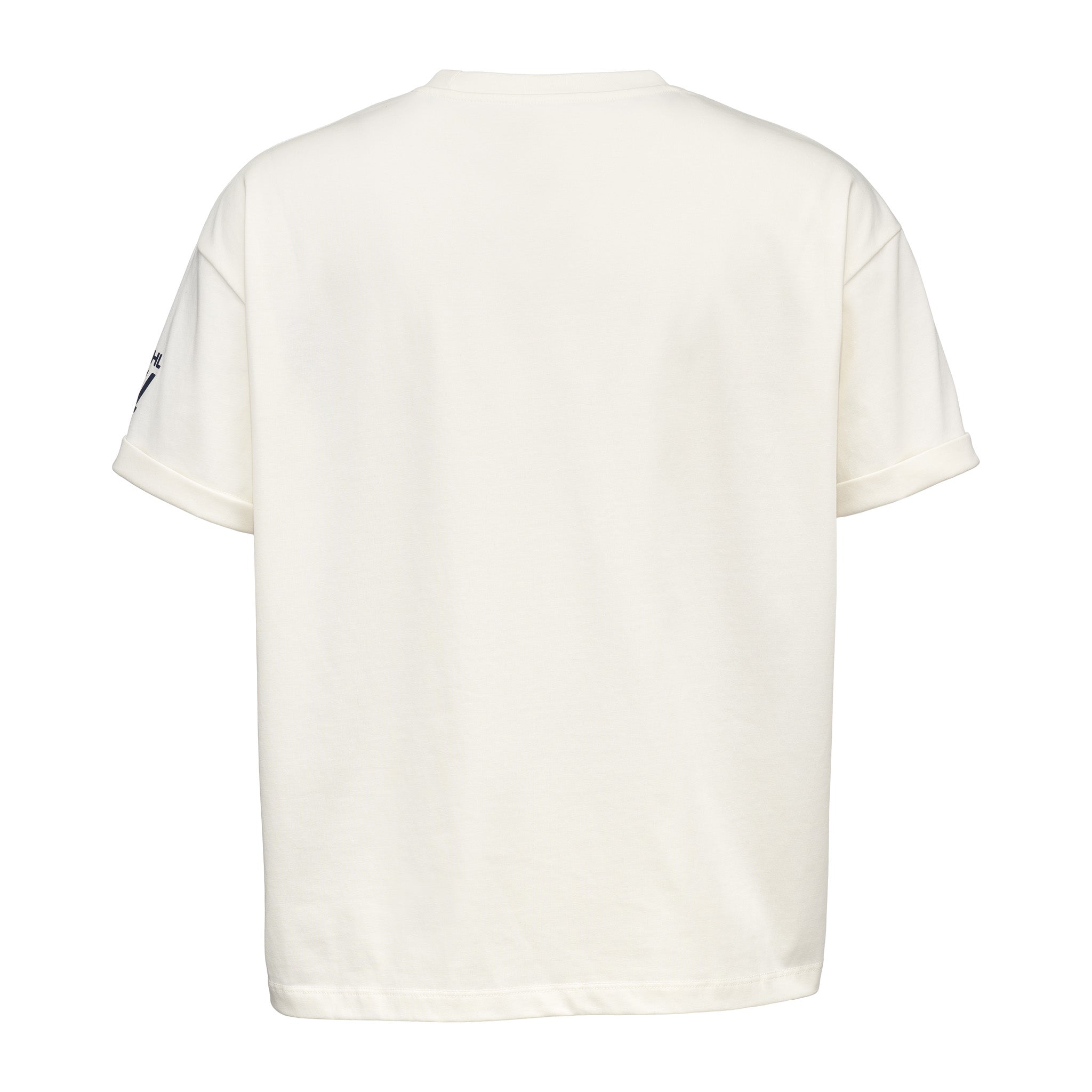 White t-shirt on a white background