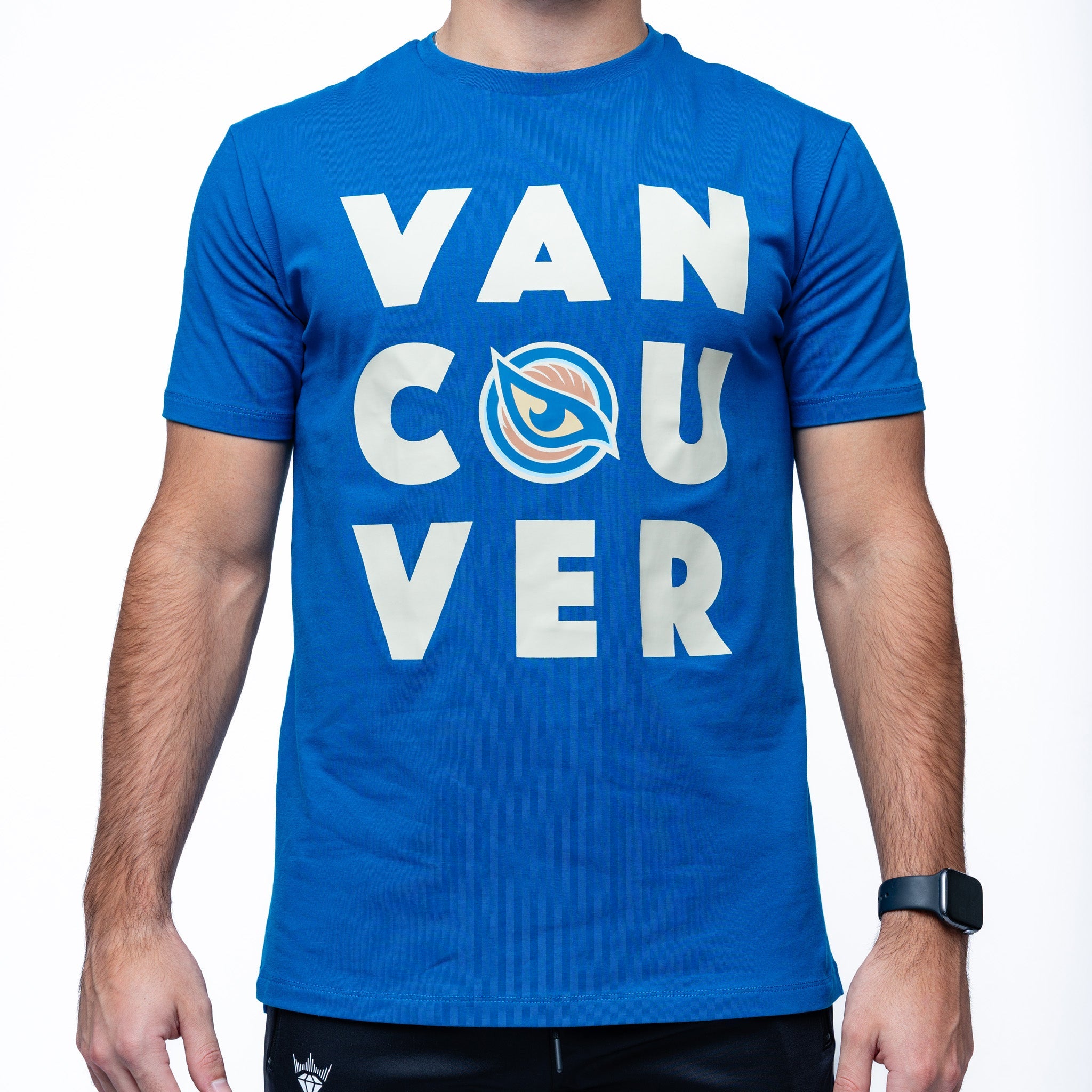 Blue Adult Vancouver Goldeneyes Royalty Hometown Sideline T-Shirt