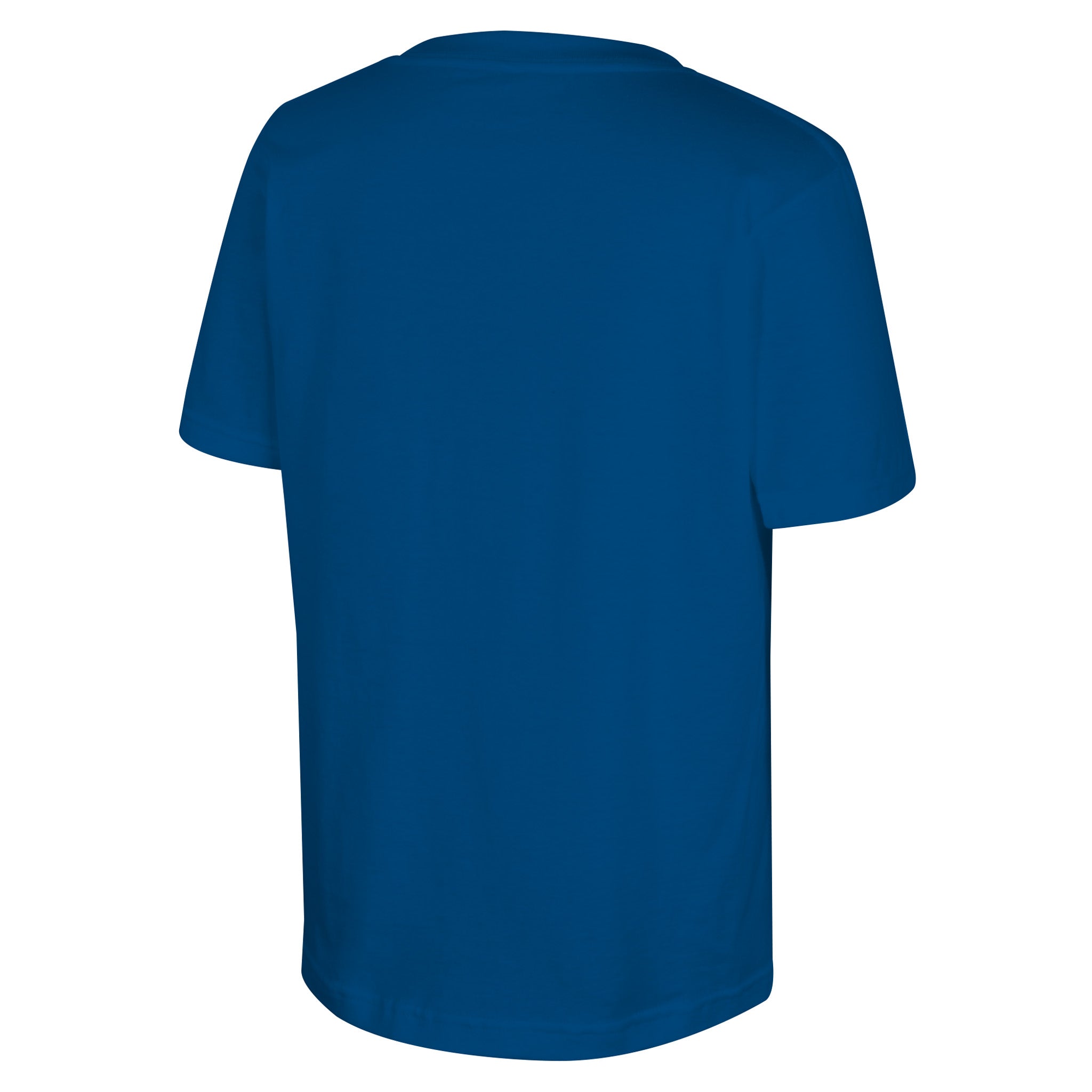 Back of the blue Youth Vancouver Goldeneyes Stadium Essentials Pop Up T-Shirt